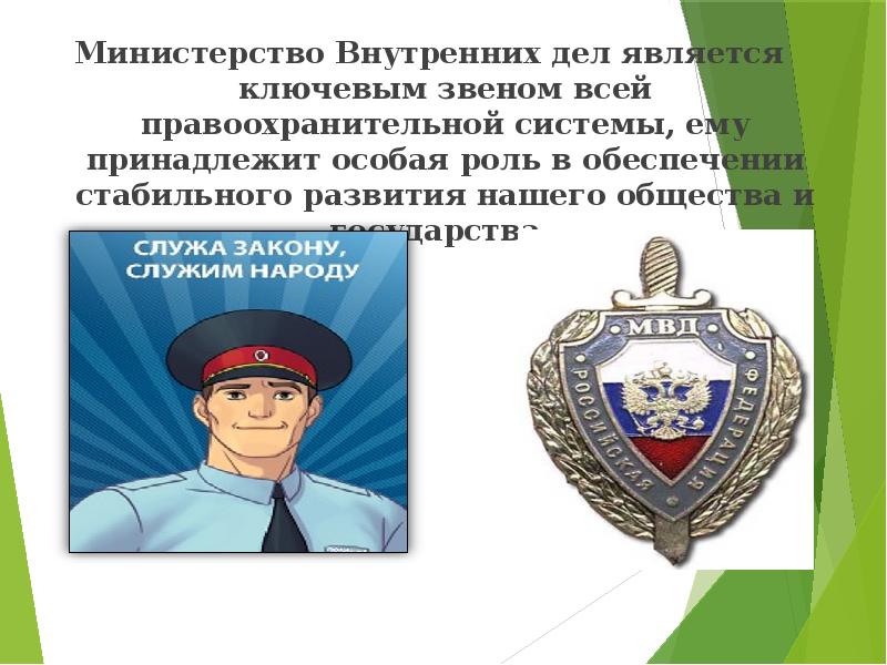 Презентация про мвд