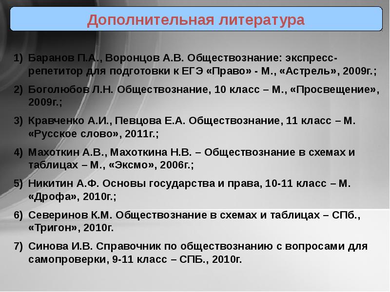 Ганюшин михаил евгеньевич презентации по обществознанию огэ