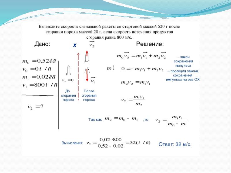 Реактивная сила движения. Реактивное движение ракеты задачи. Задачи на реактивное движение 9 класс. Задачи 9кл реактивное движение. Реактивное движение формула физика 10 класс.