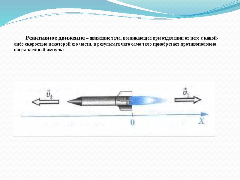 Реактивное движение физика 9 класс