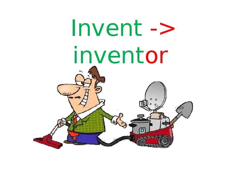 Direct ist or er. Inventor cartoon. Cartoon Inventor nickname.