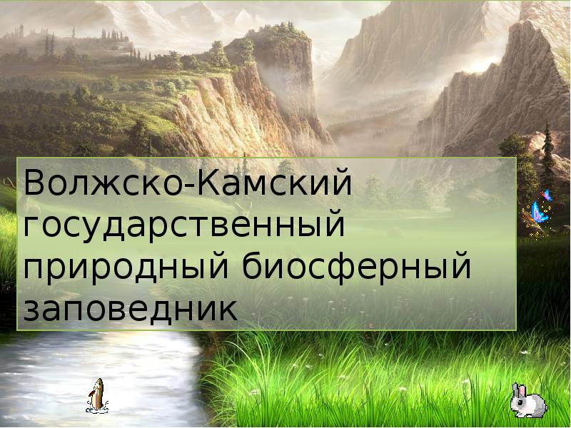 Волжско камский государственный природный биосферный заповедник презентация