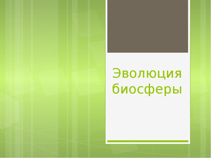 Презентация этапы эволюции биосферы