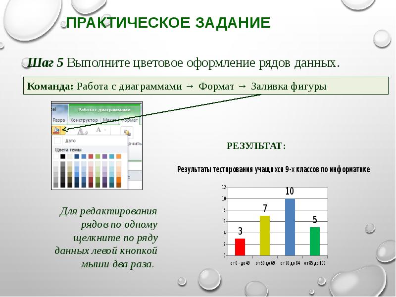 Основы excel. Exel2010 табличный процессор. Графические возможности excel. Графические возможности табличного процессора. Практические задания табличный процессор.