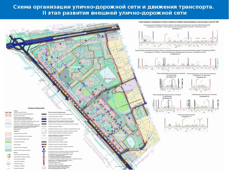 Схема организации улично дорожной сети и движения транспорта