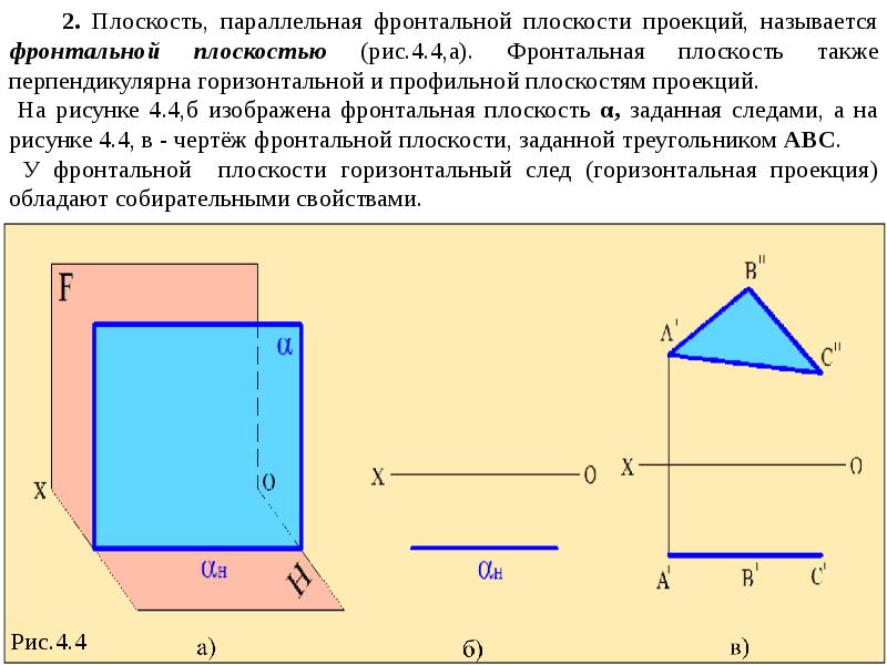 Фронтальная плоскость