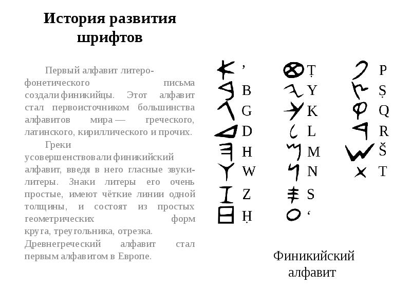 Шрифт для исторической презентации