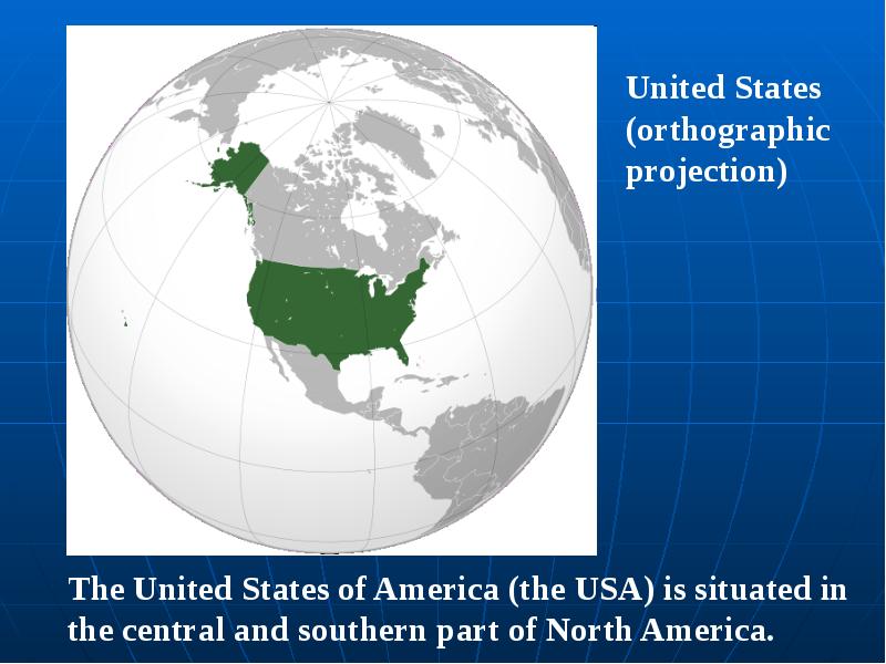 Geography of the usa презентация