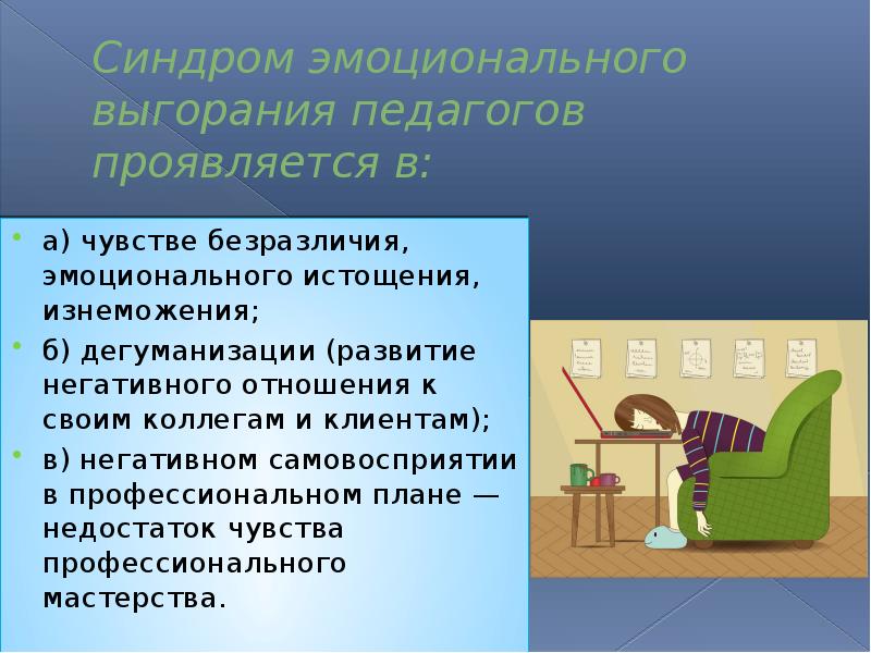 Презентация на тему выгорание