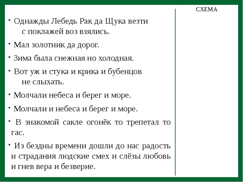 Однажды лебедь рак. Однажды пунктуация. Мал золотник да дорог однородные. Мал золотник да дорог знаки препинания. Однажды воз щука везти.