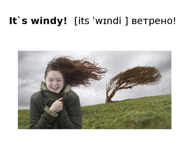 It s windy презентация