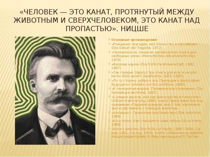 Отто ницше. Канат между животным и сверхчеловеком. Человек это канат натянутый между животным и сверхчеловеком. Ницше человек это канат. Сверхчеловек национал-социализм.