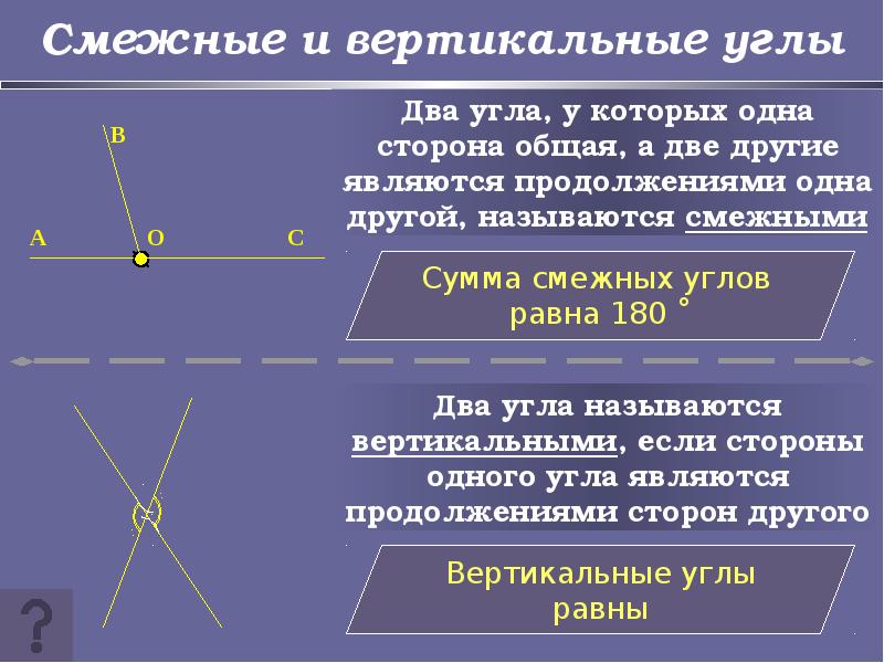 Презентация по геометрии 7 класс