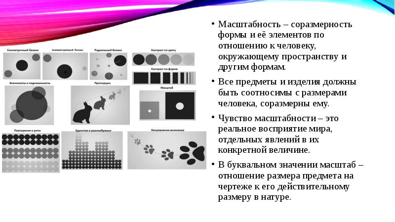 Масштабность в композиции презентация