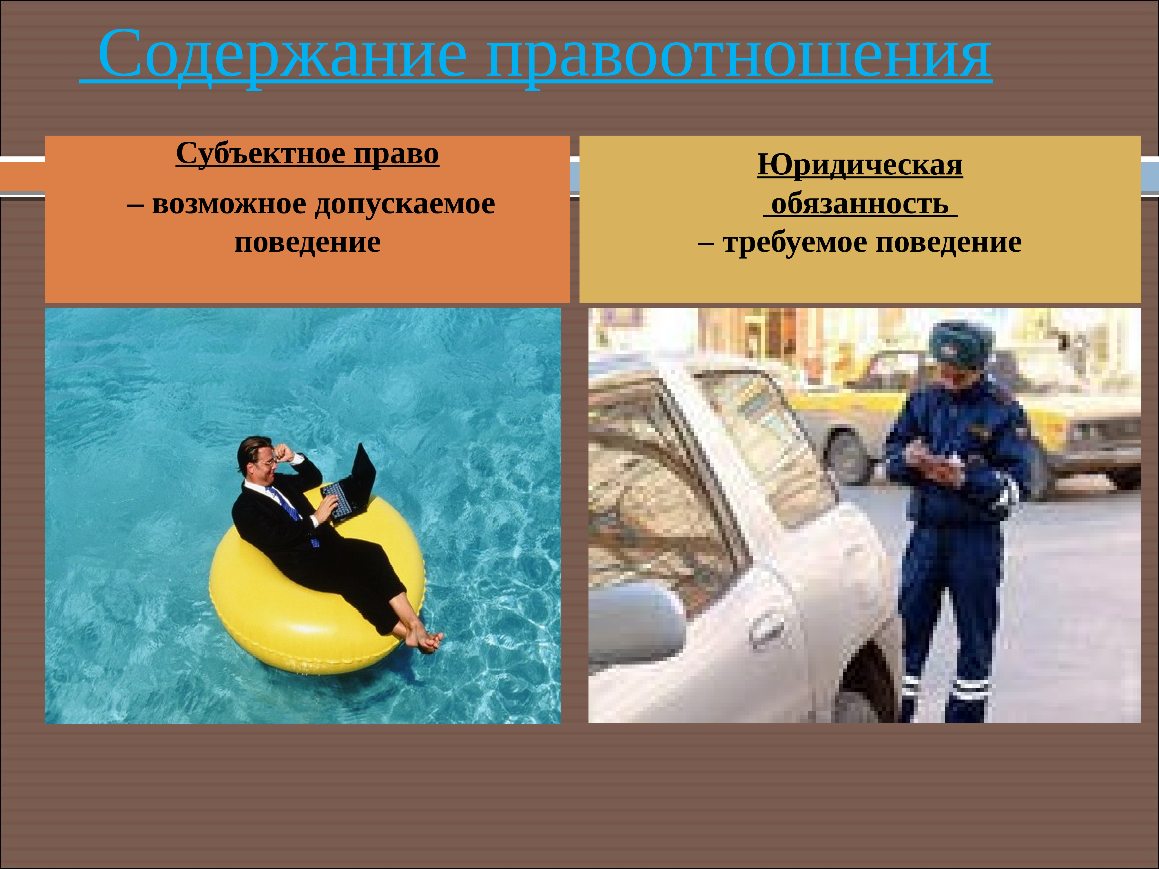 Требуемое поведение