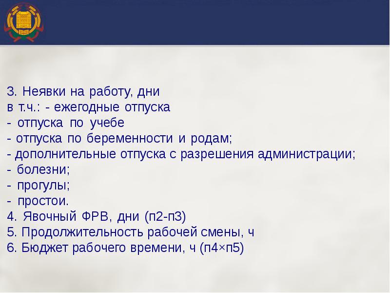 Причина неявки на работу. Неявка на работу.