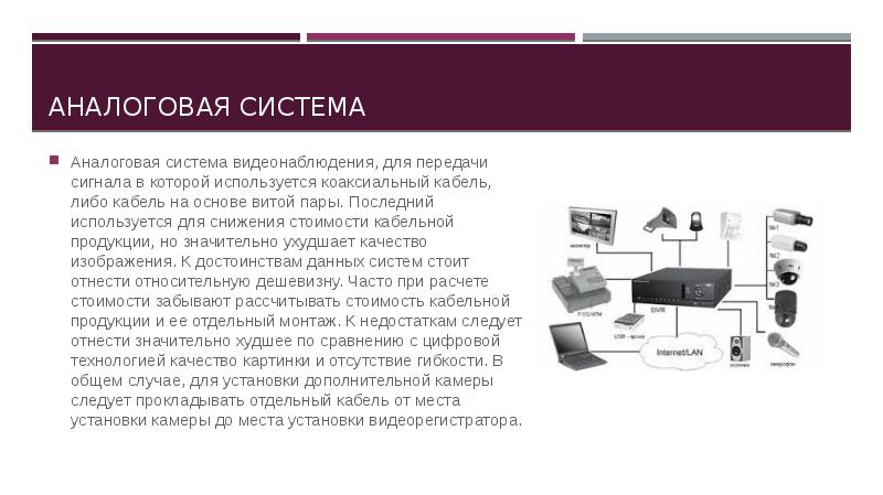 Система телевизионного наблюдения презентация