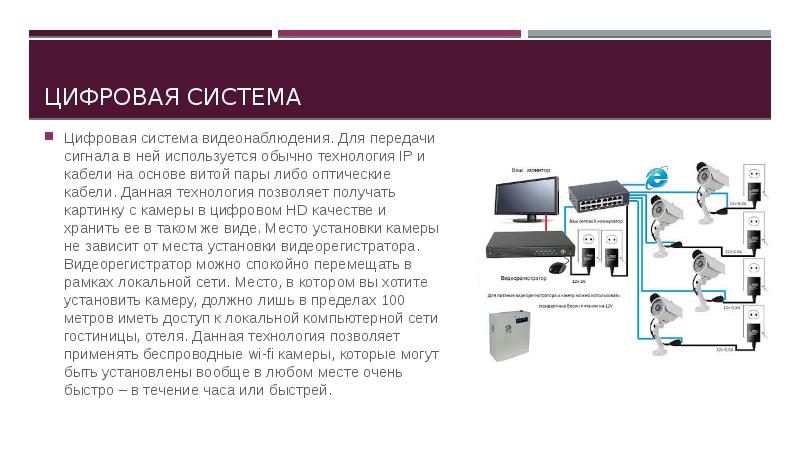 Система телевизионного наблюдения презентация