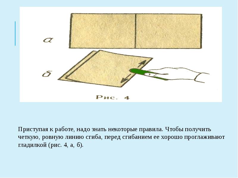 Складывание частей изображения на листе бумаги это