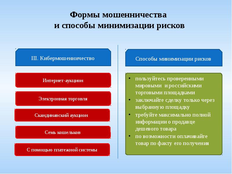 Экономические механизмы борьбы с финансовым мошенничеством проект