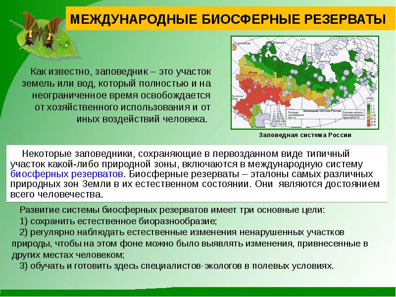 Федерального проекта сохранение биологического разнообразия и развитие экологического туризма