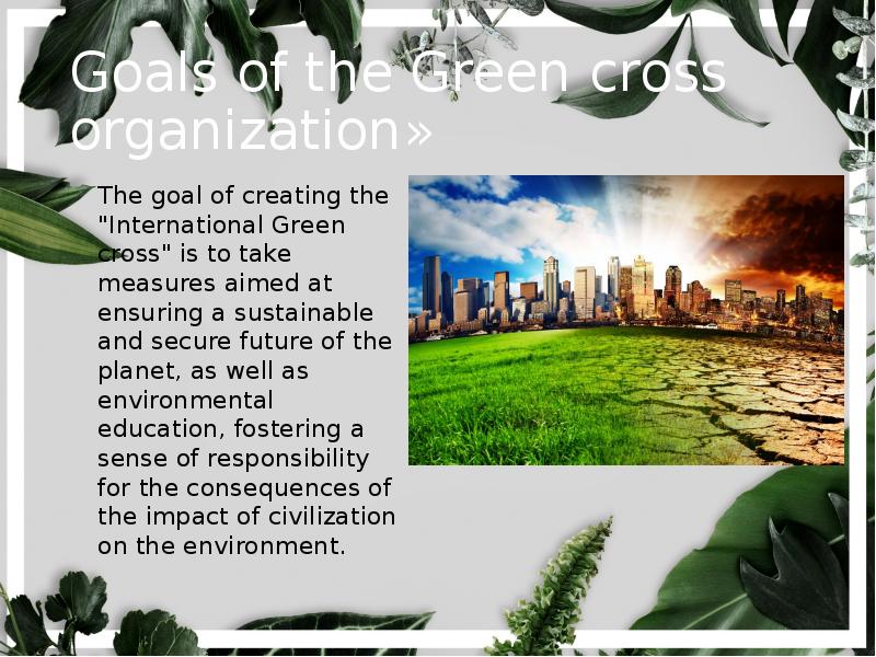 Environmental organizations in the world « Green Cross International