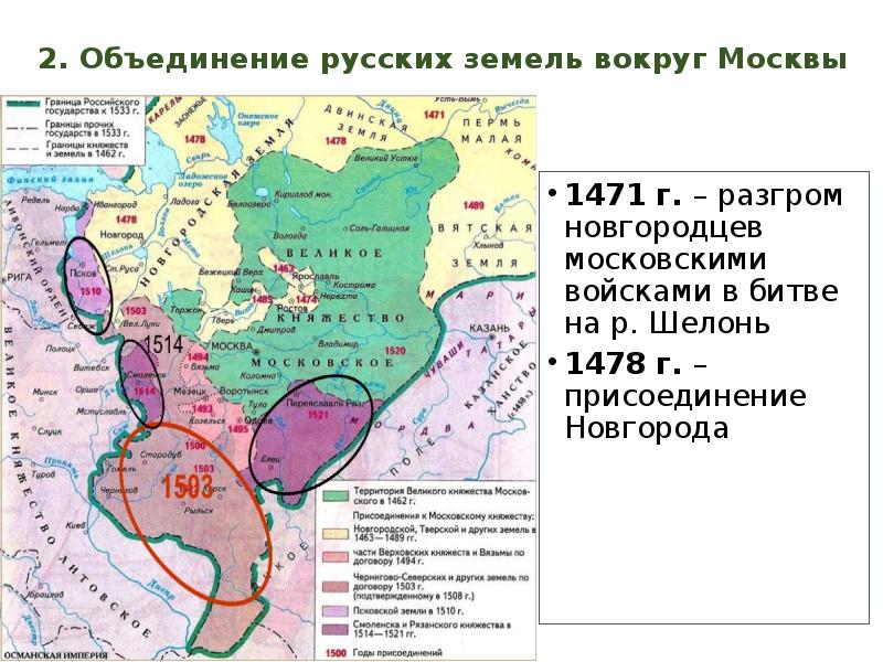 Объединение земель вокруг москвы