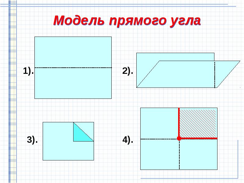 Презентация прямой угол 2 класс перспектива