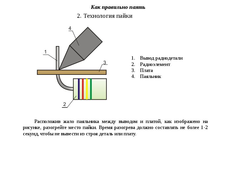 Как правильно паять конденсаторы