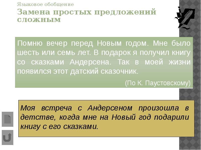 Языковое обобщение. Сжатое изложение теория. Андерсен изложение. Как готовиться к сжатому изложению 5 класс. Изложение про Андерсена 9 класс ОГЭ.