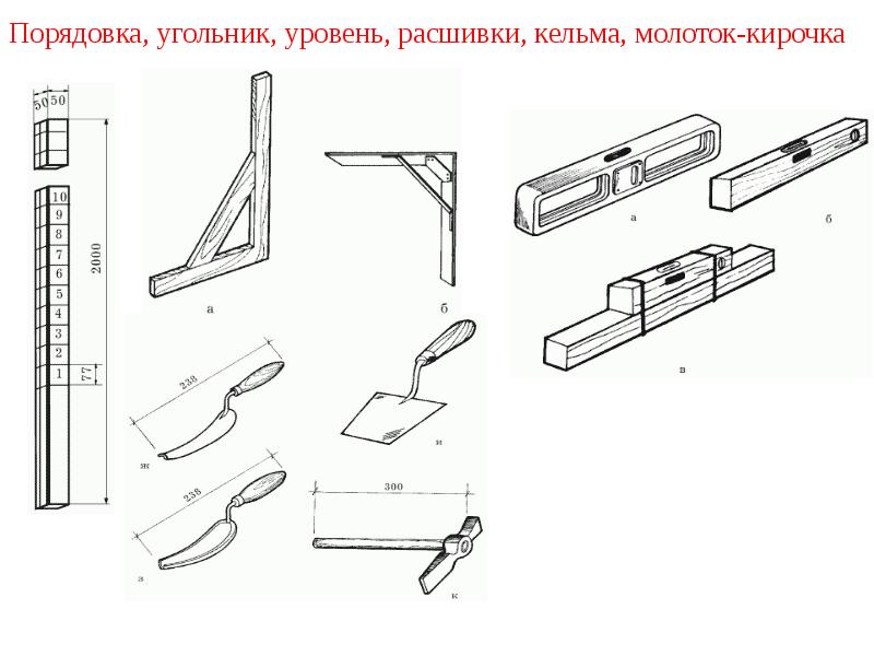 Приспособление для кладки кирпича своими руками чертежи