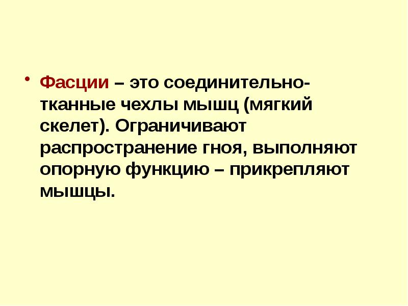 Выполняет опорную функцию. Мягкий скелет образуют. Функции аппарата движения. Общие вопросы анатомии и физиологии аппарата движения человека. Соединительнотканные чехлы мышц.