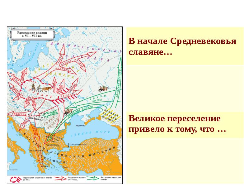 Карта переселения народов