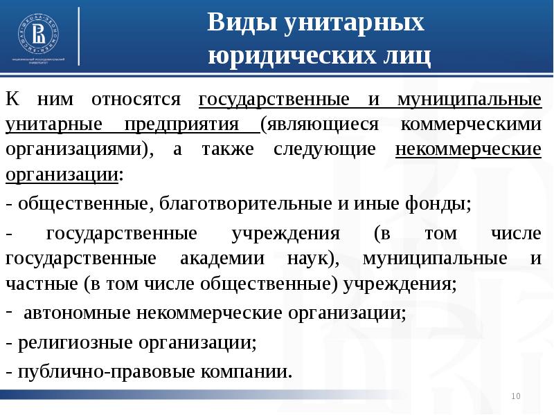 Гражданское право юридические лица презентация