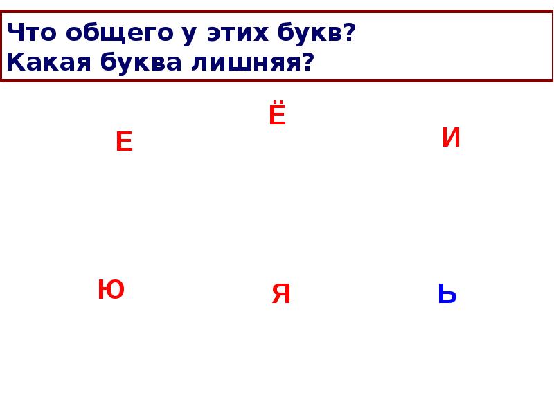 Какая буква является