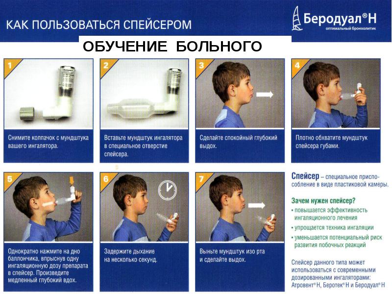Правила пользования ингалятором для детей ромашка ингалятор советский