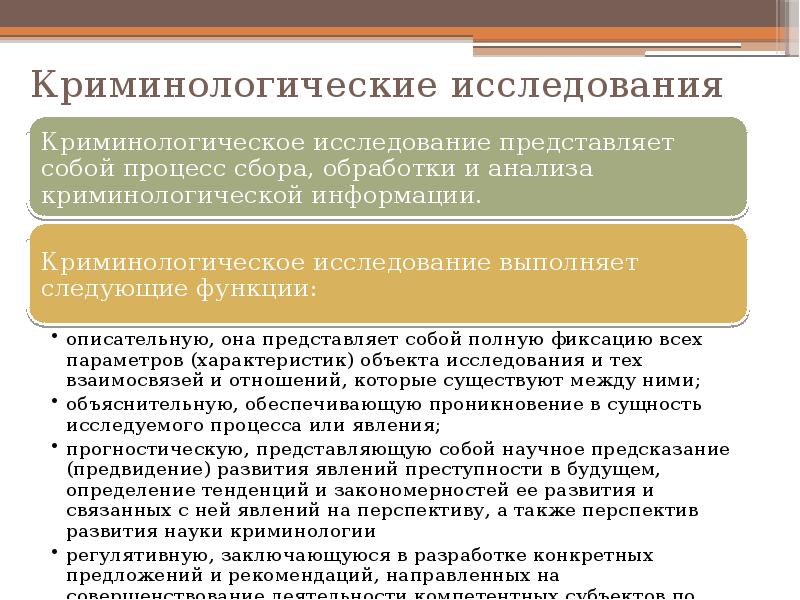 Криминологический анализ преступности. Понятие криминологического исследования. Функции криминологических исследований. Криминологические исследования преступности. Криминологические исследования в России.