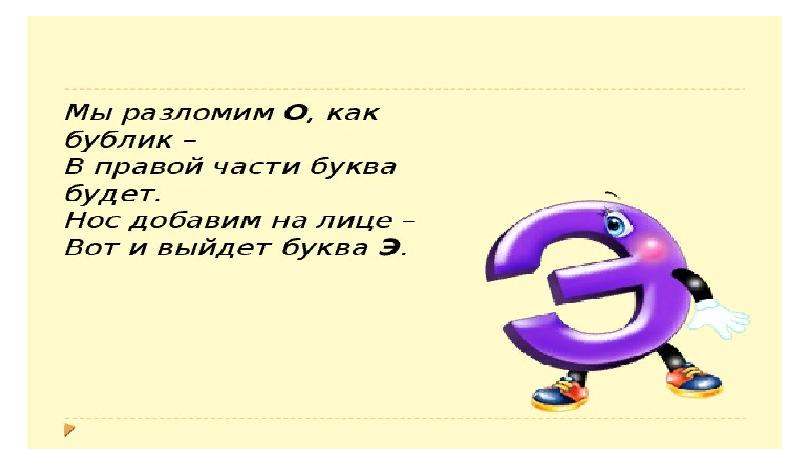 Гласные звуки и буквы слова с буквой э 1 класс школа россии презентация