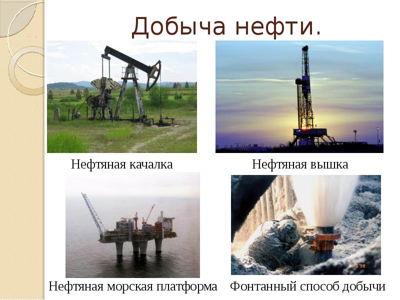 Реферат: Нефть и продукты её переработки