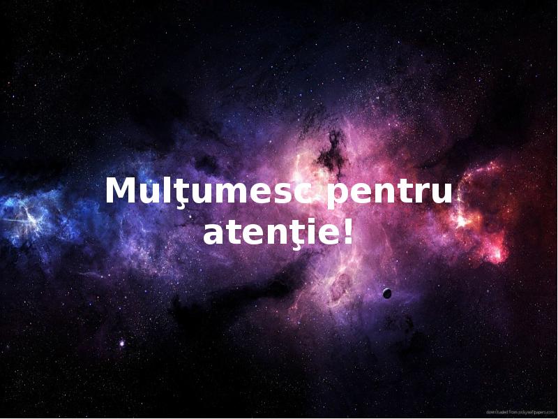 Mulţumesc pentru atenţie! Mulţumesc pentru atenţie!