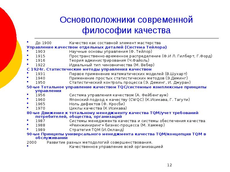 Система тейлора управление качеством