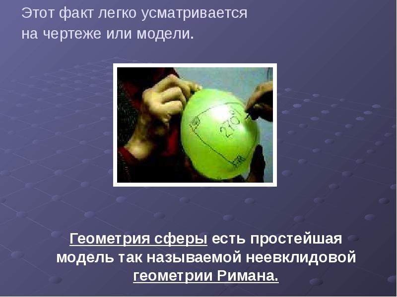 Этот факт легко усматривается  на чертеже или модели.  