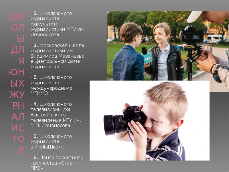 Основы фотожурналистики презентация