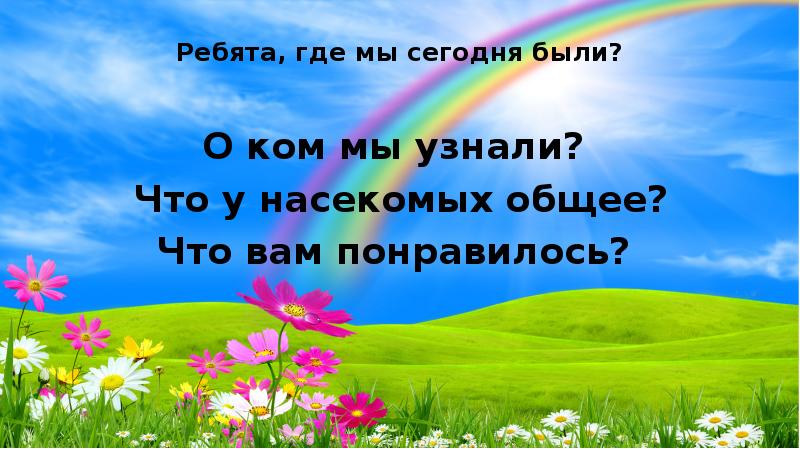 В гости к хозяйке луга занятие в средней группе презентация