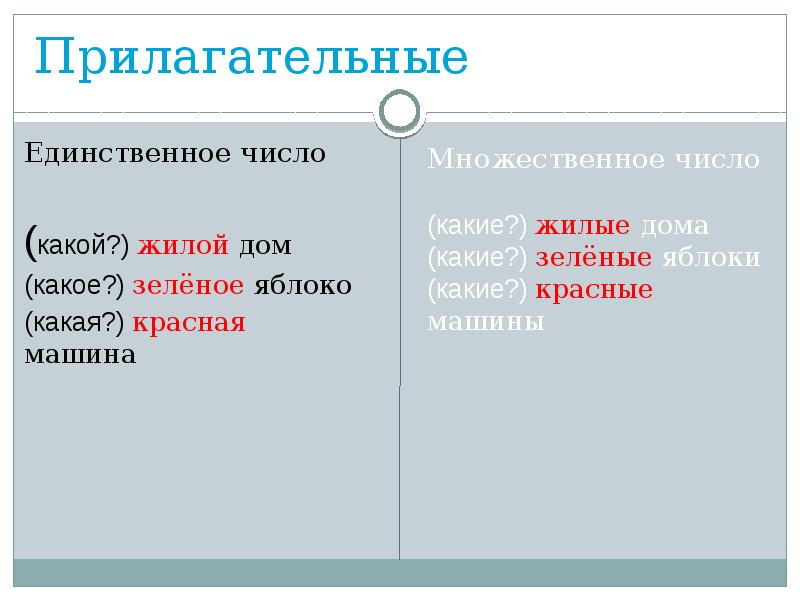 Единственный прилагательное