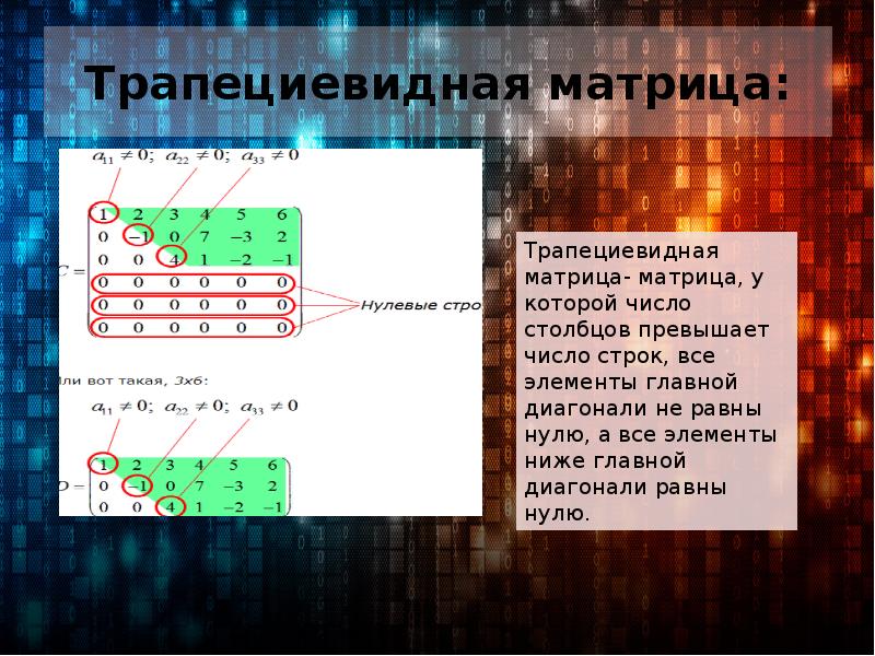 Внешность по матрице