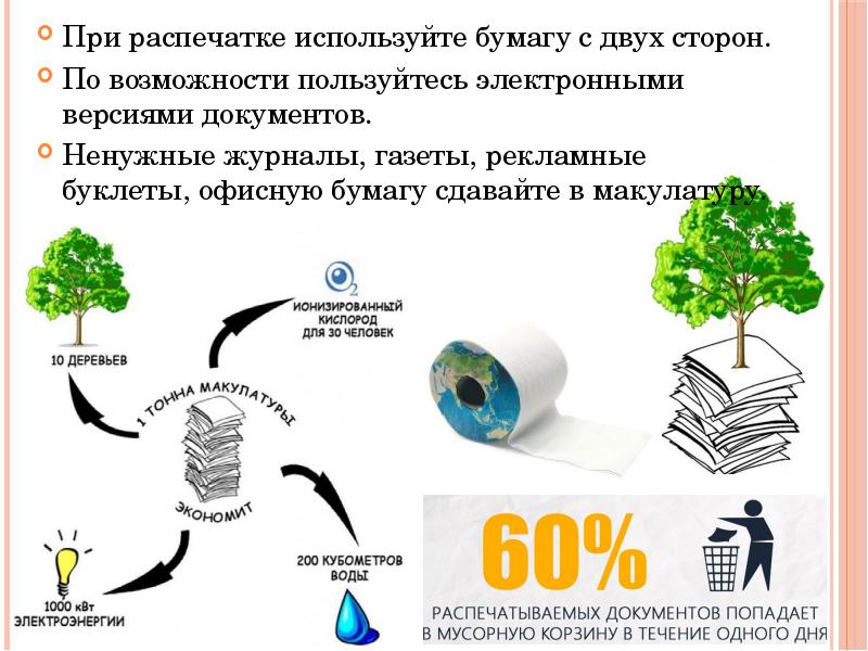 Макулатура мусор полезный проект