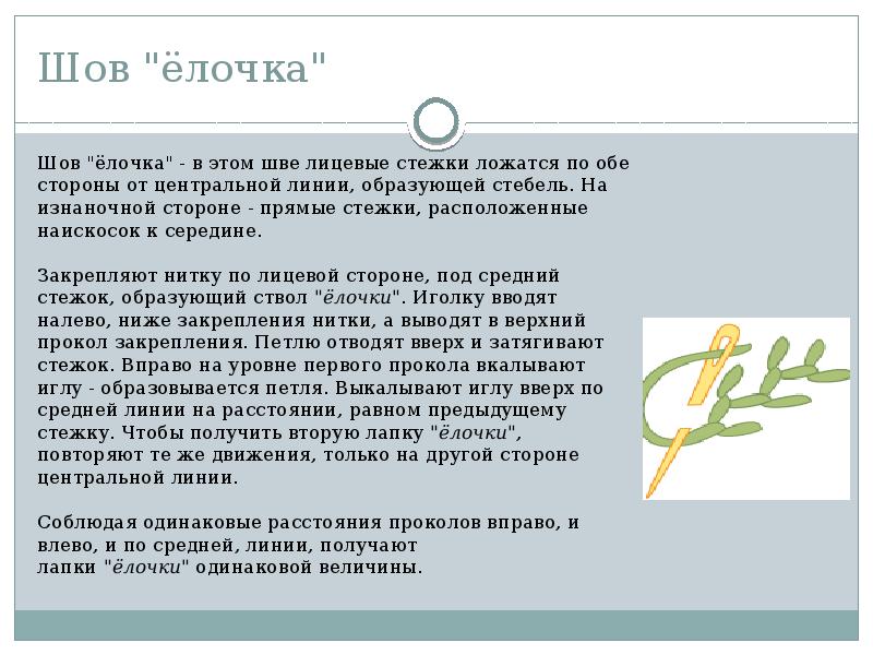 Шов "ёлочка" Шов "ёлочка"&nbsp;- в этом шве лицевые стежки ложатся по