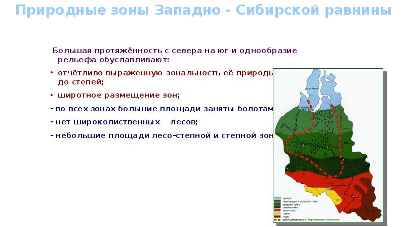 Определите абсолютную высоту западно сибирской равнины. Природные зоны Западно сибирской равнины на карте. Природные зоны Западной Сибири карта. Природные зоны Западно сибирской равнины таблица. Природные зоны Западно сибирской равнины с севера на Юг.