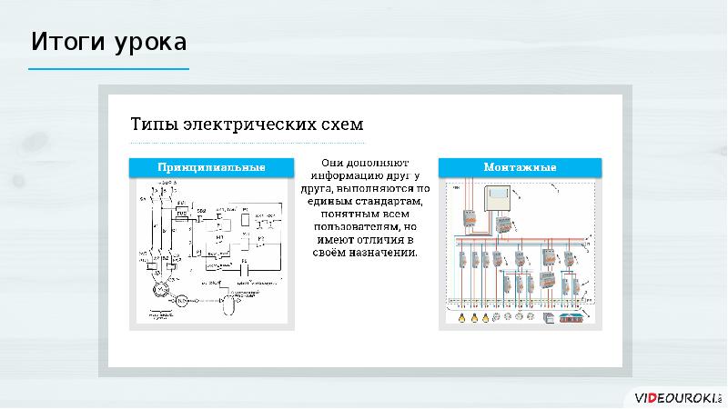 Монтажная схема электрической цепи